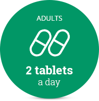 2 tablets / a day